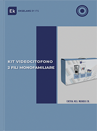 kit videocitofono 2 fili monofamiliare