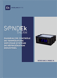 Sondek Therm, PANNEAU DE CONTRÔLE DE TEMPÉRATURE  WIFI POUR SYSTÈME  DE RÉFRIGÉRATION  INDUSTRIEL