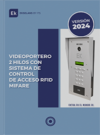 VIDEOPORTERO 2 HILOS CON SISTEMA DE CONTROL DE ACCESO RFID MIFARE