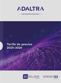 Tarifa de precios Ekselans (EK) y OPENETICS 2025-2026