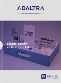 SINGLE-FAMILY VIDEO DOOR KIT