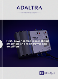 HIGH-POWER COMPACT BROADBAND AMPLIFIERS and High-Power Line Amplifiers