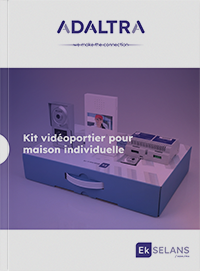 Kit vidéoportier pour maison individuelle