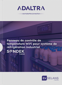 Sondek Therm, PANNEAU DE CONTRÔLE DE TEMPÉRATURE WIFI POUR SYSTÈME DE RÉFRIGÉRATION INDUSTRIEL