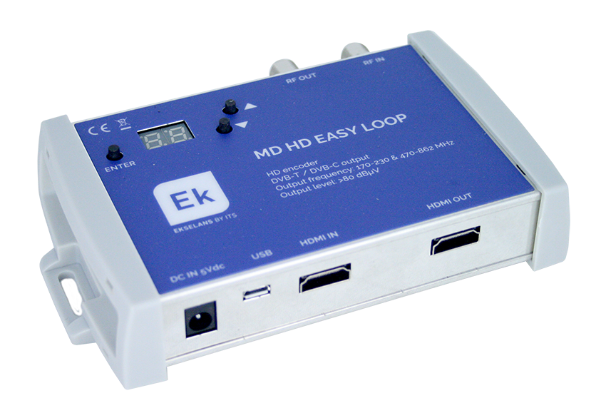 MODULADOR-ENCODER DIGITAL COFDM HD CON LOOP HDMI MD HD EASY LOOP - Matelca  Telecom S.L